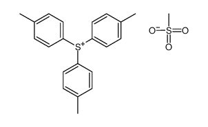methanesulfonate,tris(4-methylphenyl)sulfanium Structure