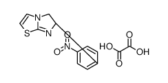 6-(4-nitrophenyl)-5,6-dihydroimidazo[2,1-b][1,3]thiazole,oxalic acid结构式