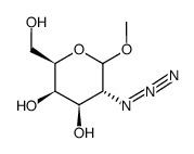 methyl 2-azido-2-deoxy-α/β-D-galactopyranoside结构式