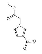 4-硝基-1H-吡唑-1-乙酸甲酯结构式