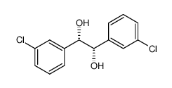 (1S,2S)-1,2-bis(3-chlorophenyl)ethane-1,2-diol Structure