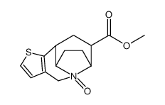 11-(methoxycarbonyl)-4,6,7,8,8a,9-hexahydro-5H-6,9-ethanothieno[3,2-f]indolizine 5-oxide结构式