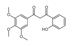1-(2-hydroxyphenyl)-3-(3,4,5-trimethoxyphenyl)propane-1,3-dione Structure