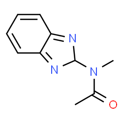 Acetamide, N-2H-benzimidazol-2-yl-N-methyl- (9CI) structure