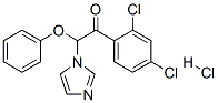 Ethanone,1-(2,4-dichlorophenyl)-2-(1H-imidazol-1-yl)-2-phenoxy-,monohydrochloride (9CI) Structure