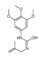1-(2-methylprop-2-enyl)-3-(3,4,5-trimethoxyphenyl)urea结构式