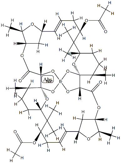 9-O,9'-O-Diacetylaplasmomycin结构式