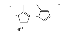 carbanide,hafnium(4+),5-methylcyclopenta-1,3-diene Structure