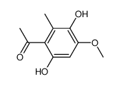 2,5-Dihydroxy-4-methylacetophenone Structure