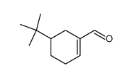 5-tert-Butylcyclohex-1-encarbaldehyd结构式