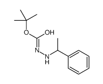 3-(α-Methylbenzyl)carbazic acid tert-butyl ester结构式