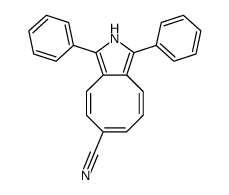 1,3-diphenyl-2H-cycloocta[c]pyrrole-6-carbonitrile Structure