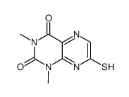 1,3-Dimethyl-7-mercaptopteridin-2,4(1H,3H)-dion Structure