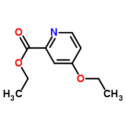 4-乙氧基-2-吡啶甲酸乙酯结构式