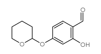 2-HYDROXY-4-((TETRAHYDRO-2H-PYRAN-2-YL)OXY)BENZALDEHYDE Structure