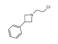 1-(2-chloroethyl)-3-phenylazetidine结构式