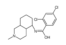 N-[(4aR,8aS)-2-methyl-3,4,4a,5,6,7,8,8a-octahydro-1H-isoquinolin-5-yl]-2,4-dichlorobenzamide Structure