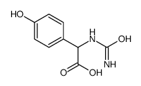 2-(carbamoylamino)-2-(4-hydroxyphenyl)acetic acid Structure