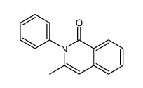 3-methyl-2-phenylisoquinolin-1-one结构式