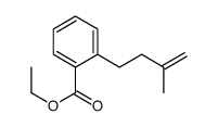 4-(2-CARBOETHOXYPHENYL)-2-METHYL-1-BUTENE structure