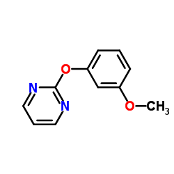 Pyrimidine, 2-(3-methoxyphenoxy)- (9CI) structure