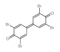 2,5-Cyclohexadien-1-one,2,6-dibromo-4-(3,5-dibromo-4-oxo-2,5-cyclohexadien-1-ylidene)-结构式