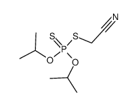 S-(cyanomethyl) O,O-diisopropyl phosphorodithioate结构式