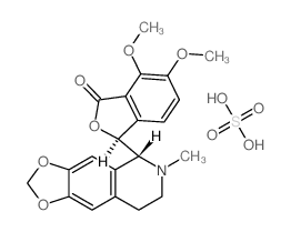 Hydrastine sulfate Structure