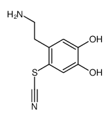 Thiocyanic acid, 2-(2-aminoethyl)-4,5-dihydroxyphenyl ester (9CI) structure