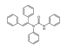(E)-1-(1,2-diphenylvinyl)-1,3-diphenylurea结构式
