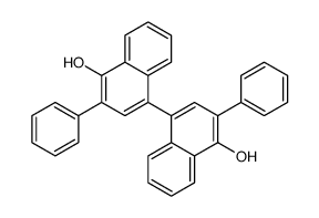 4-(4-hydroxy-3-phenylnaphthalen-1-yl)-2-phenylnaphthalen-1-ol Structure