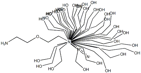 Azido-PEG23 amine结构式
