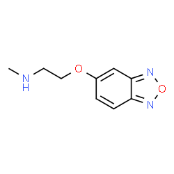 Ethanamine, 2-(2,1,3-benzoxadiazol-5-yloxy)-N-methyl- (9CI)结构式