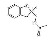 2-acetoxymethyl-2-methyl-2,3-dihydrobenzo[b]thiophene Structure