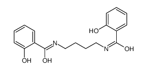 2-hydroxy-N-[4-[(2-hydroxybenzoyl)amino]butyl]benzamide结构式