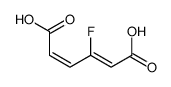 3-fluorohexa-2,4-dienedioic acid Structure