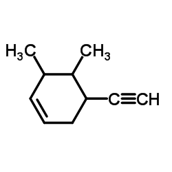 Cyclohexene, 5-ethynyl-3,4-dimethyl- (9CI) Structure