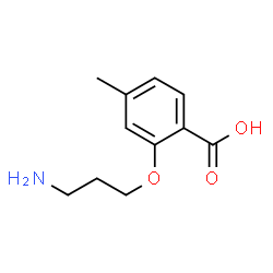 Benzoic acid, 2-(3-aminopropoxy)-4-methyl- (9CI)结构式