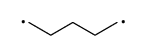 1,5-pentanediyl radical Structure