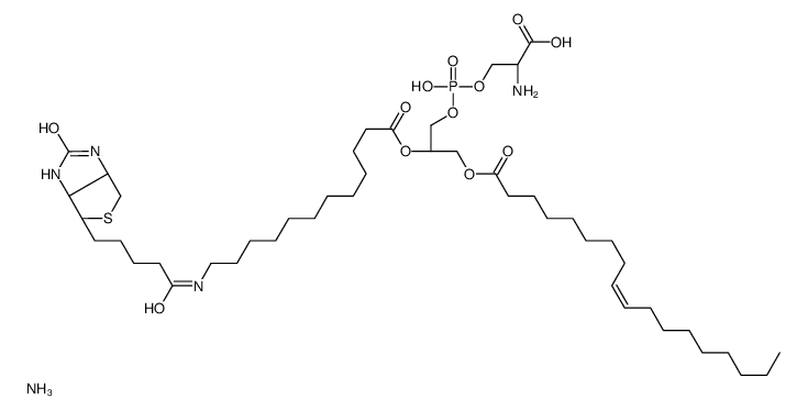 1-oleoyl-2-(12-biotinyl(aminododecanoyl))-sn-glycero-3-phospho-L-serine (amMonium salt) picture