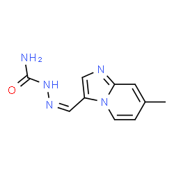 Imidazo[1,2-a]pyridine-3-carboxaldehyde, 7-methyl-, semicarbazone (8CI)结构式