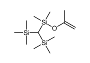 bis(trimethylsilyl)methyl-dimethyl-prop-1-en-2-yloxysilane Structure