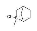 2-methyl-2-chloro-2-silabicyclo<2.2.1>heptane Structure