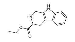ethyl (S)-2,3,4,9-tetrahydro-1H-pyrido[3,4-b]indole-3-carboxylate结构式