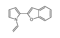 2-(1-benzofuran-2-yl)-1-ethenylpyrrole Structure