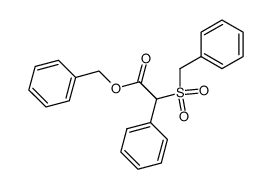 benzyl 2-benzylsulfonyl-2-phenylacetate结构式
