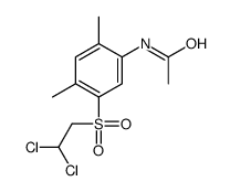 N-[5-(2,2-dichloroethylsulfonyl)-2,4-dimethylphenyl]acetamide Structure