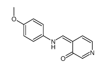 4-[(4-methoxyanilino)methylidene]pyridin-3-one Structure