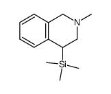 2-methyl-4-(trimethylsilyl)-1,2,3,4-tetrahydroisoquinoline Structure