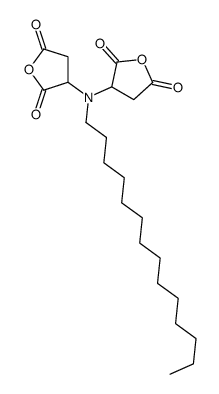 3-[(2,5-dioxooxolan-3-yl)-tetradecylamino]oxolane-2,5-dione结构式